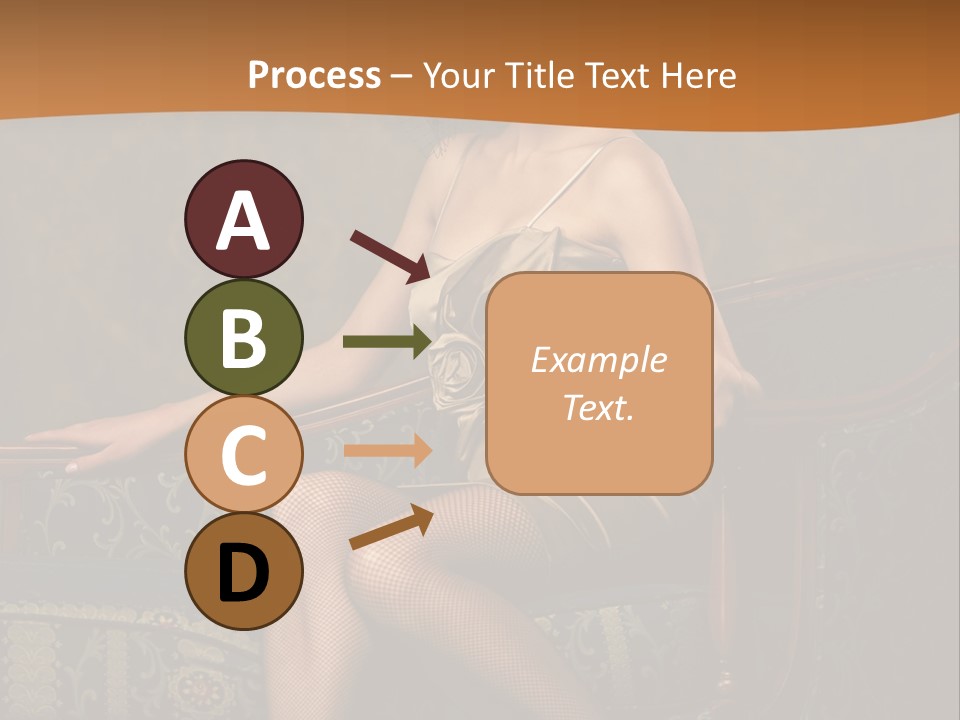 Sitting Old Glamour PowerPoint Template