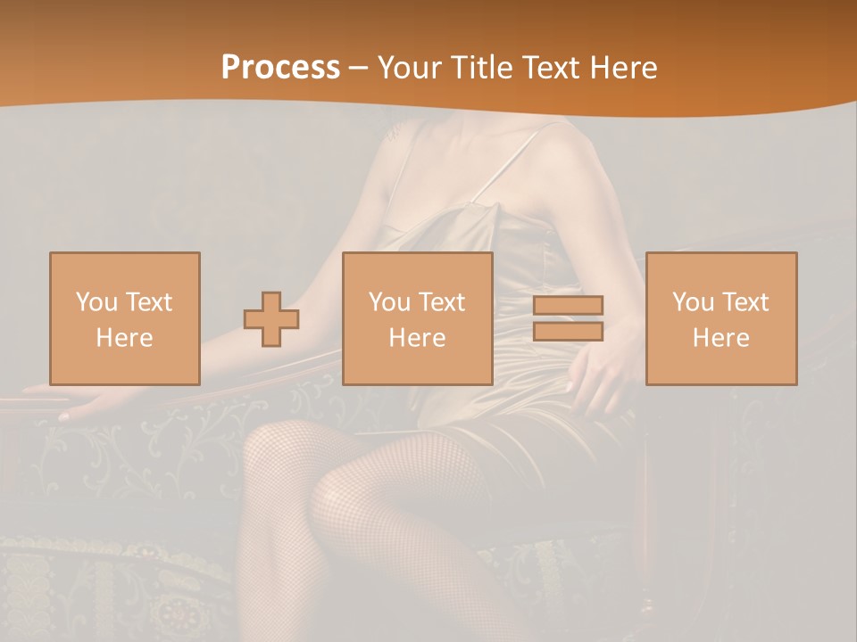Sitting Old Glamour PowerPoint Template