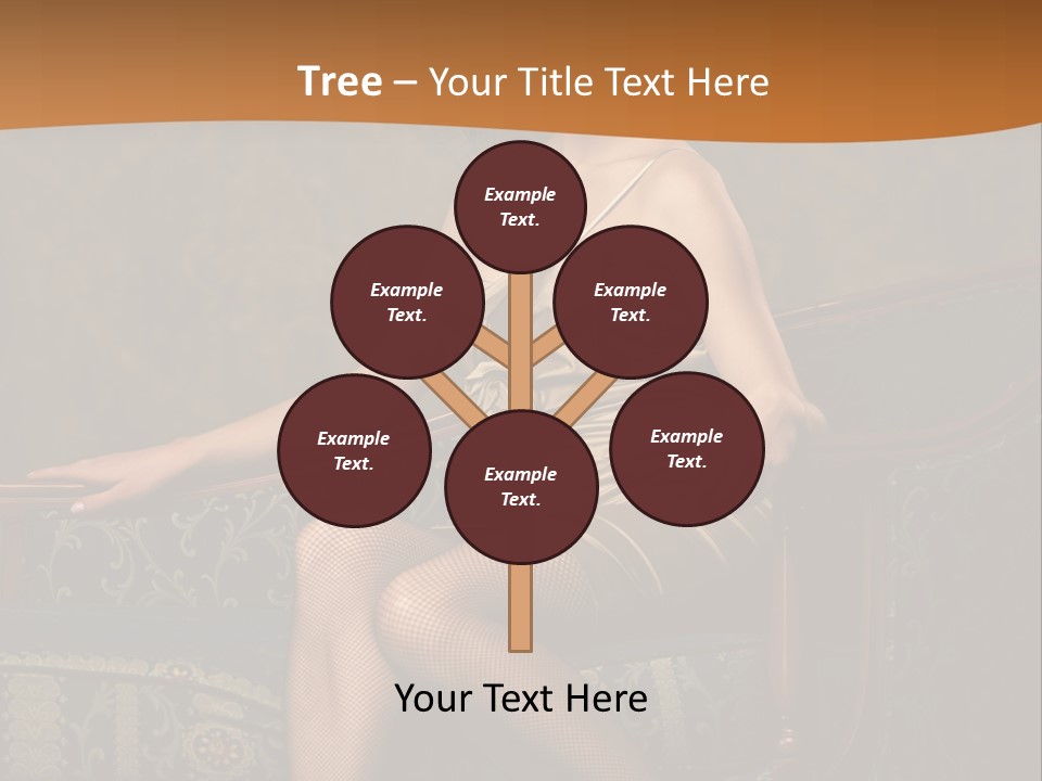 Sitting Old Glamour PowerPoint Template