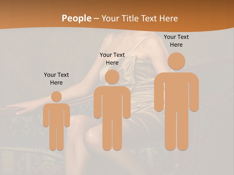 Sitting Old Glamour PowerPoint Template