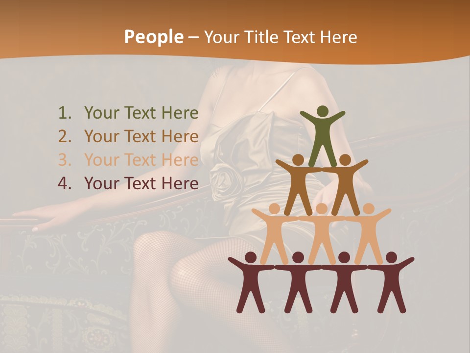 Sitting Old Glamour PowerPoint Template