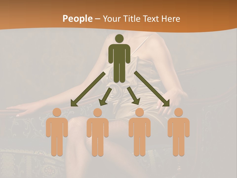 Sitting Old Glamour PowerPoint Template