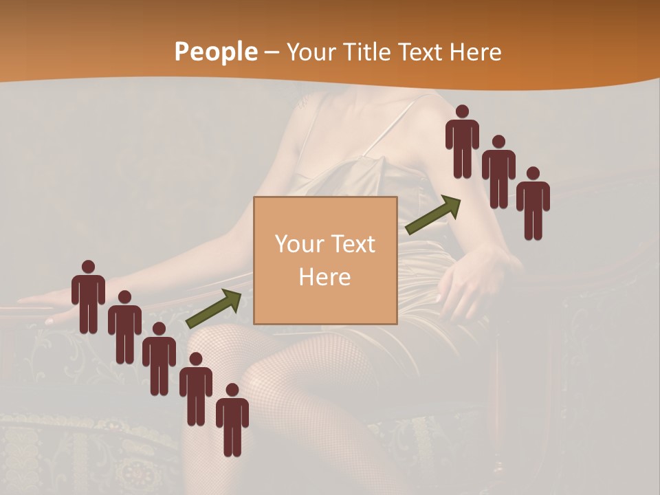 Sitting Old Glamour PowerPoint Template