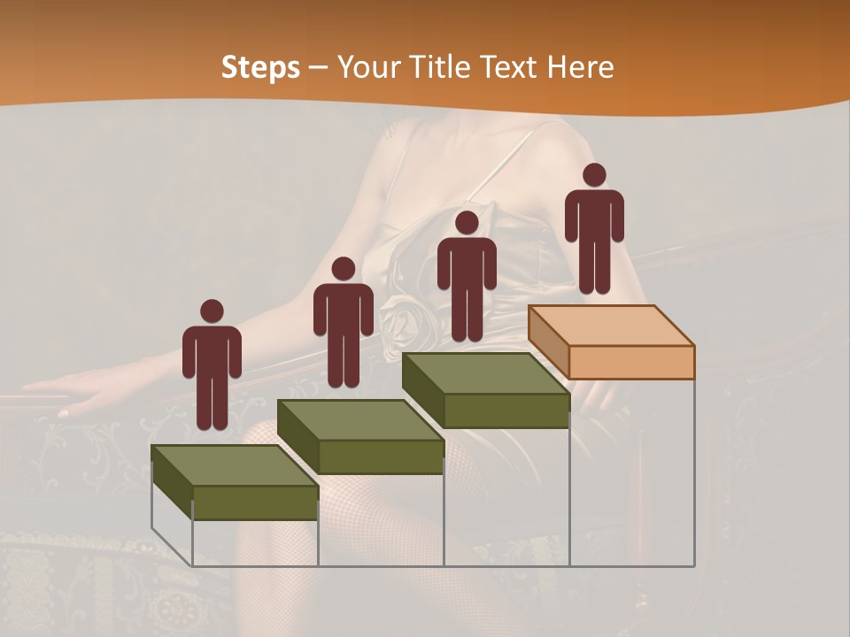 Sitting Old Glamour PowerPoint Template