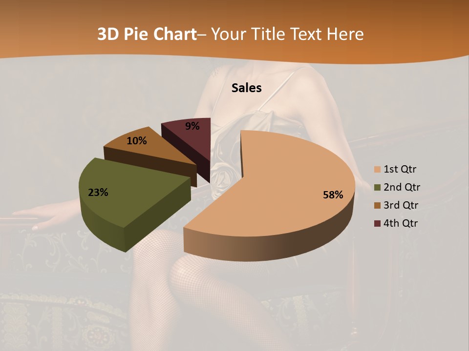 Sitting Old Glamour PowerPoint Template