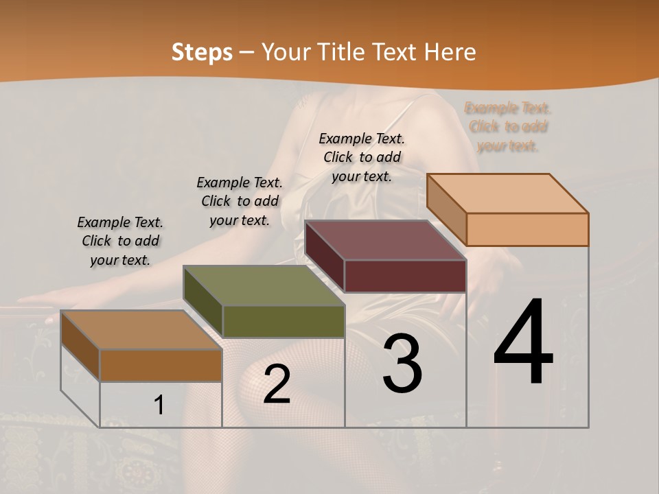 Sitting Old Glamour PowerPoint Template