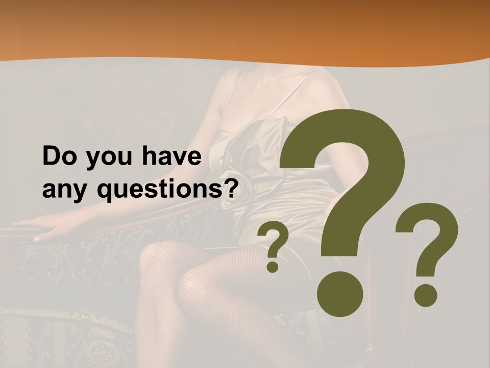 Sitting Old Glamour PowerPoint Template