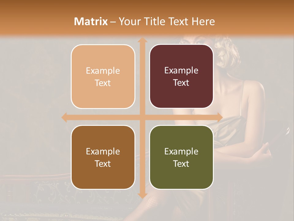 Nice Young Golden PowerPoint Template