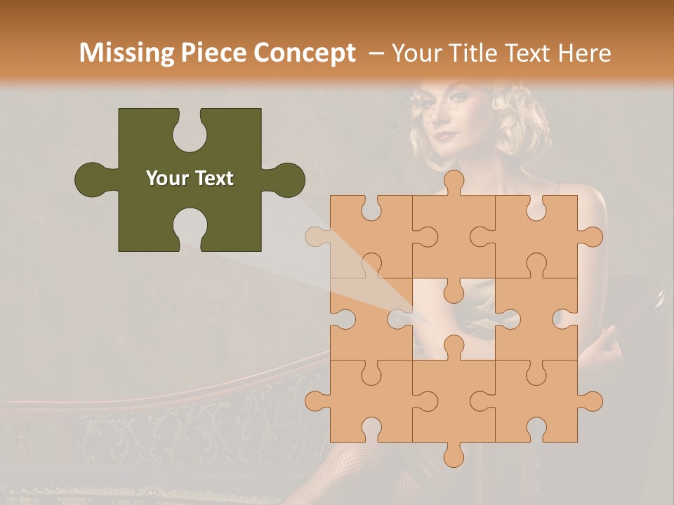 Nice Young Golden PowerPoint Template