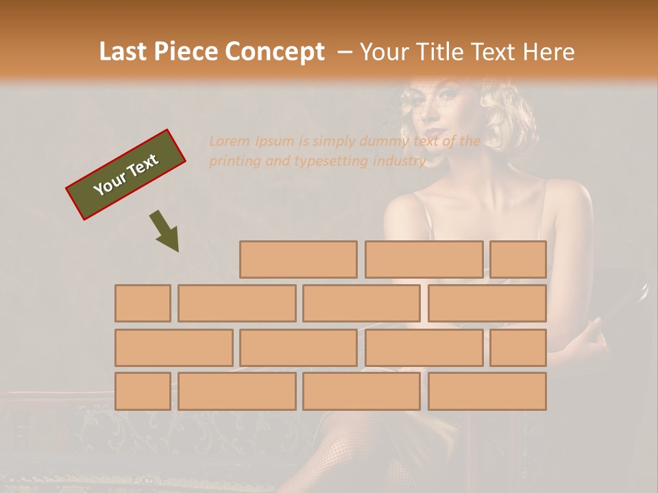 Nice Young Golden PowerPoint Template