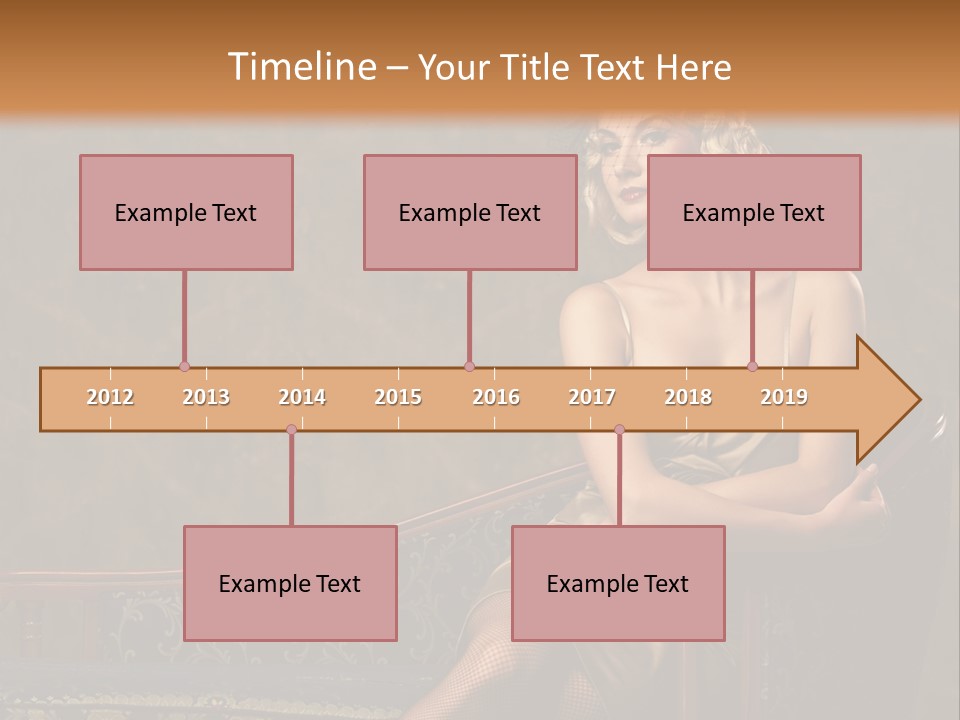 Nice Young Golden PowerPoint Template