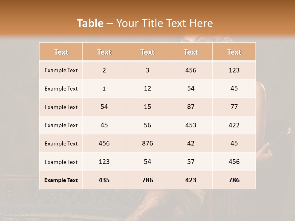 Nice Young Golden PowerPoint Template