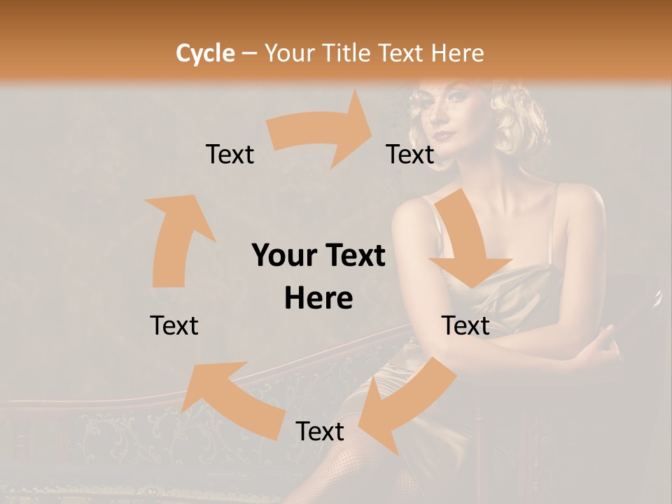 Nice Young Golden PowerPoint Template