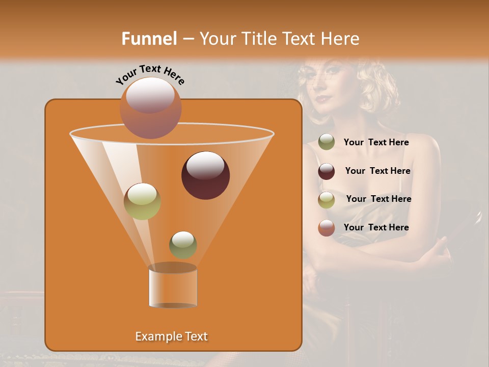 Nice Young Golden PowerPoint Template