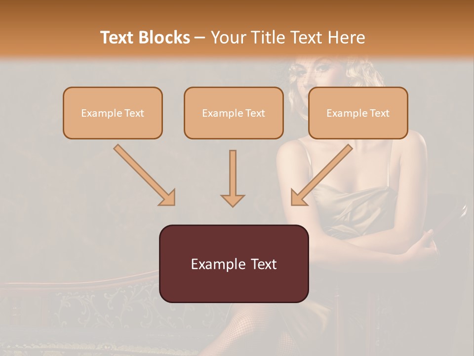 Nice Young Golden PowerPoint Template