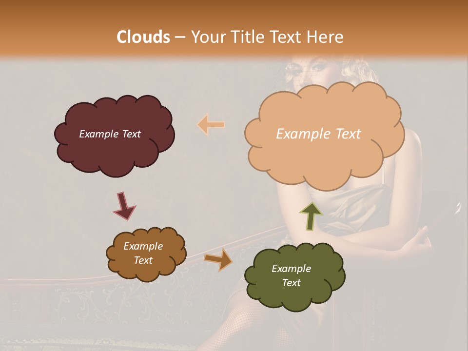 Nice Young Golden PowerPoint Template