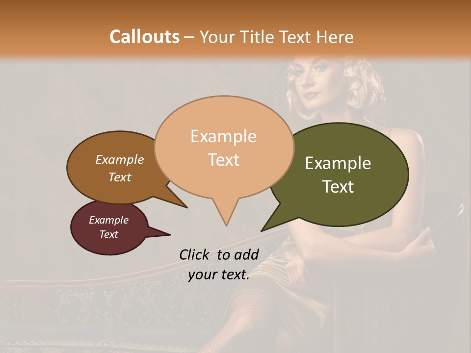 Nice Young Golden PowerPoint Template