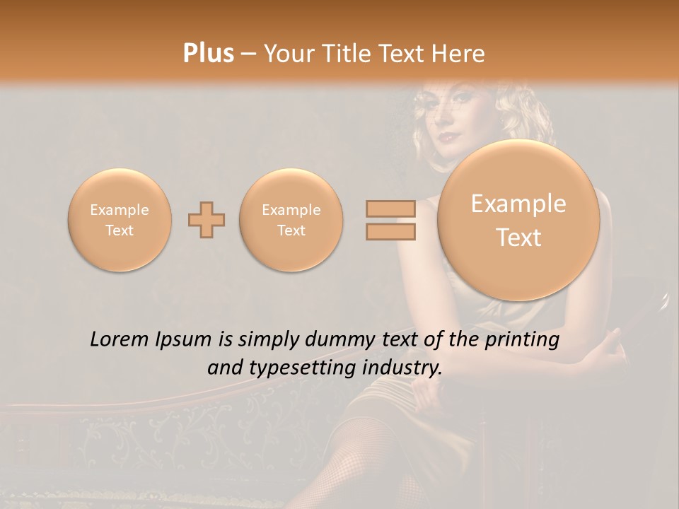 Nice Young Golden PowerPoint Template