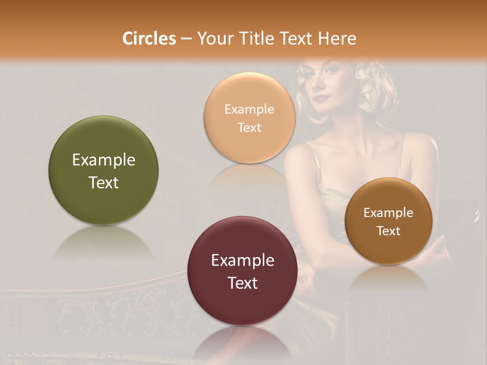 Nice Young Golden PowerPoint Template