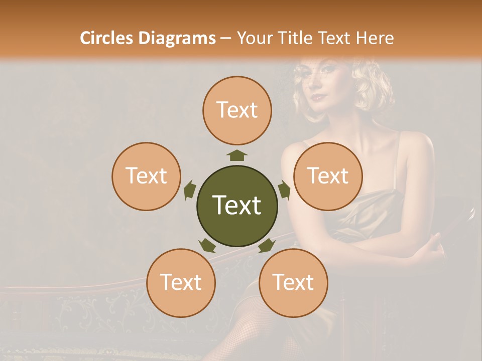 Nice Young Golden PowerPoint Template