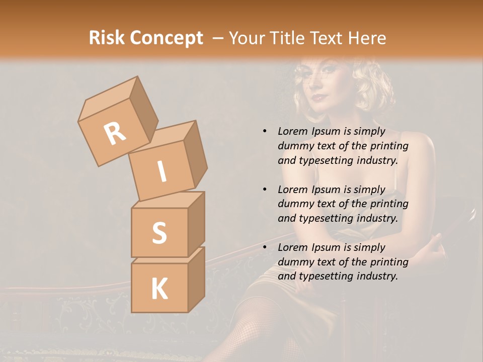 Nice Young Golden PowerPoint Template