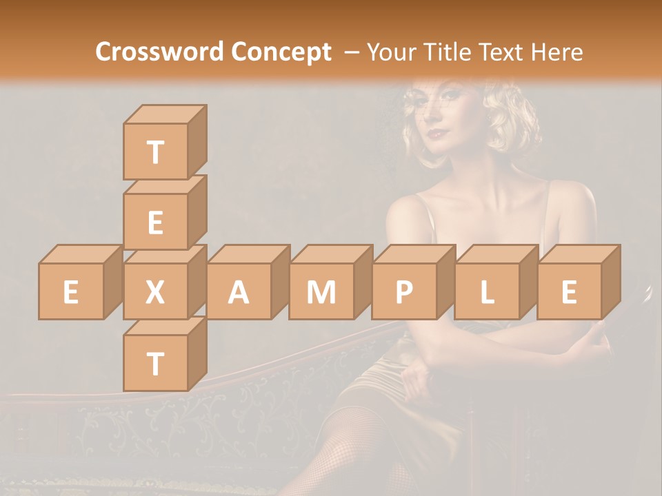 Nice Young Golden PowerPoint Template