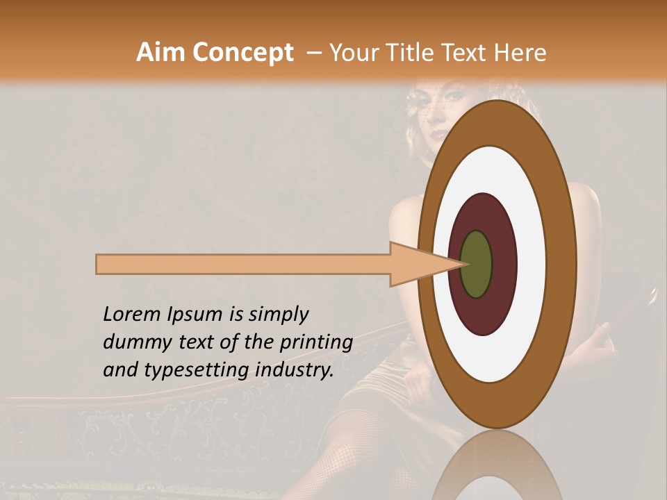 Nice Young Golden PowerPoint Template