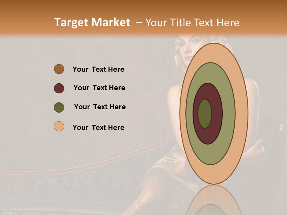 Nice Young Golden PowerPoint Template