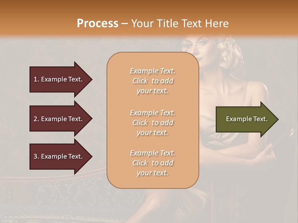 Nice Young Golden PowerPoint Template