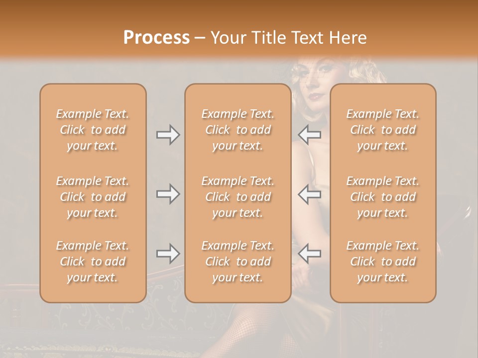 Nice Young Golden PowerPoint Template