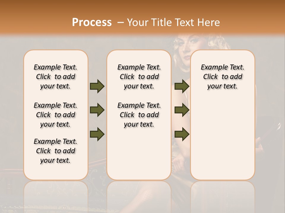 Nice Young Golden PowerPoint Template