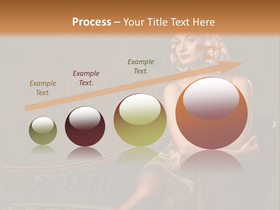 Nice Young Golden PowerPoint Template