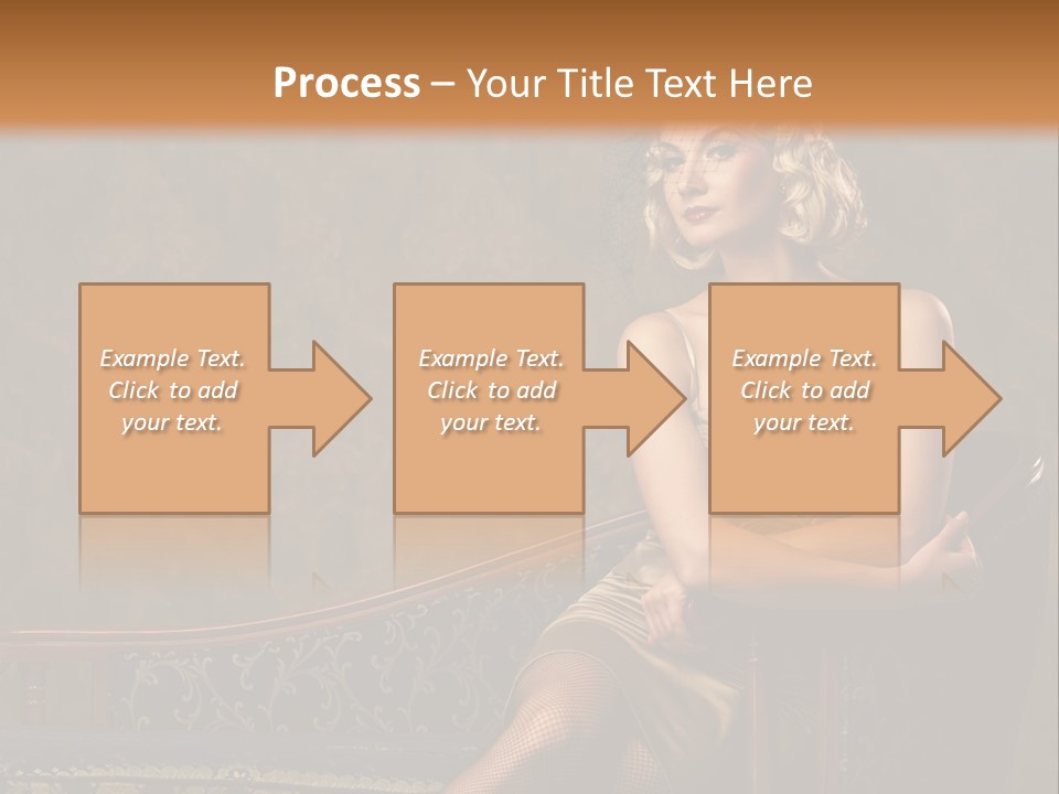 Nice Young Golden PowerPoint Template