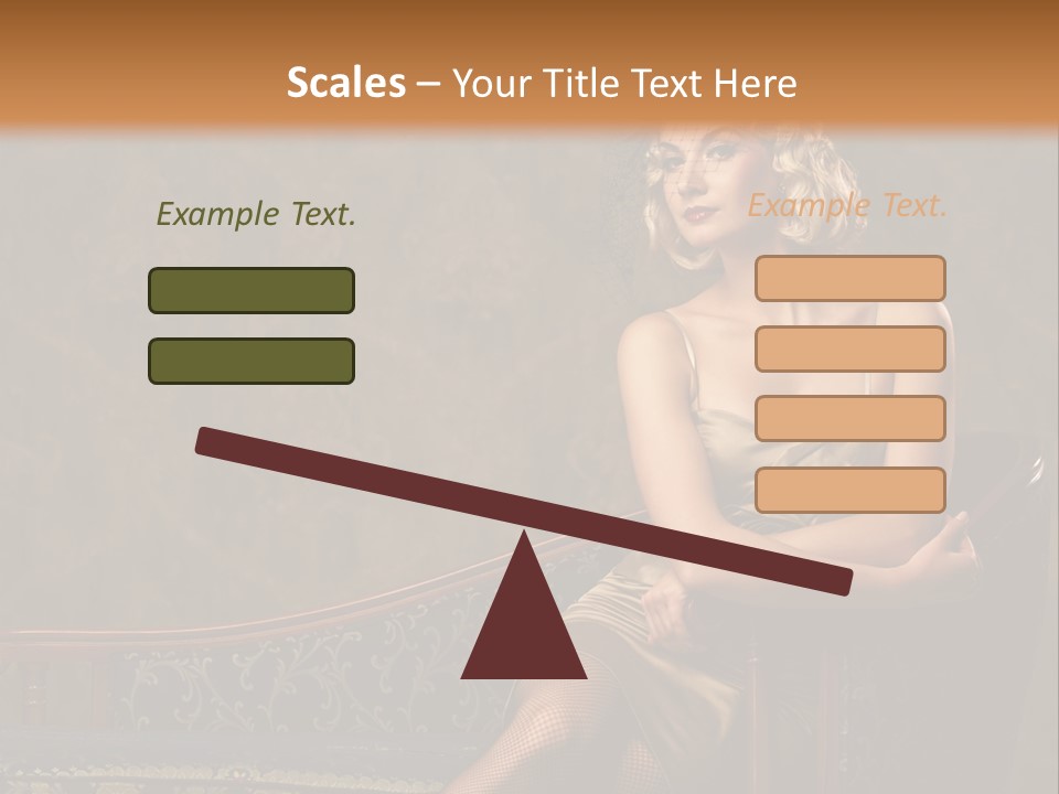 Nice Young Golden PowerPoint Template