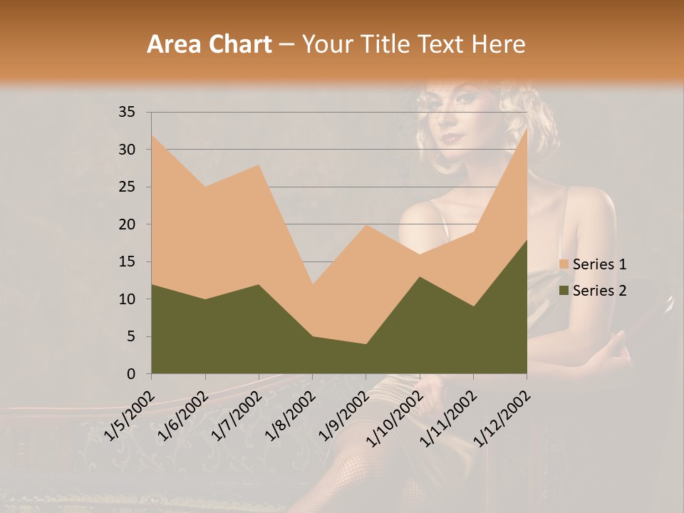 Nice Young Golden PowerPoint Template