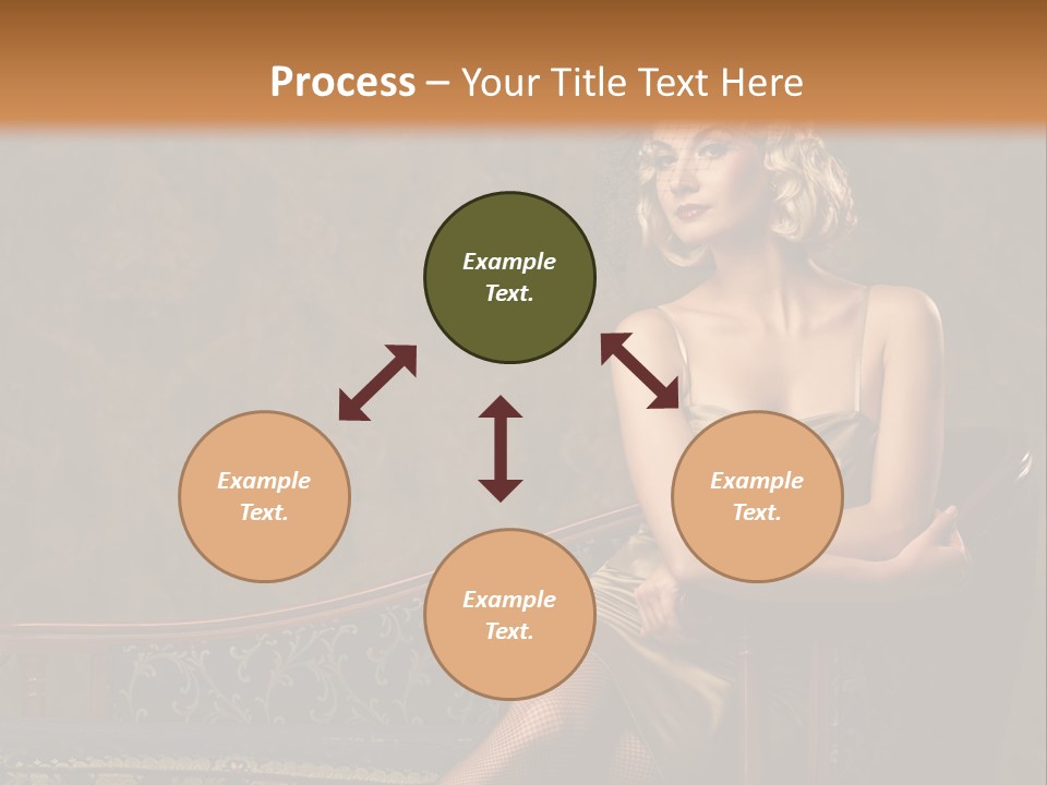 Nice Young Golden PowerPoint Template