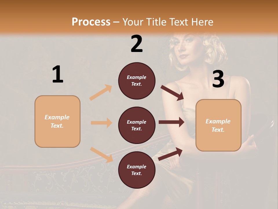 Nice Young Golden PowerPoint Template