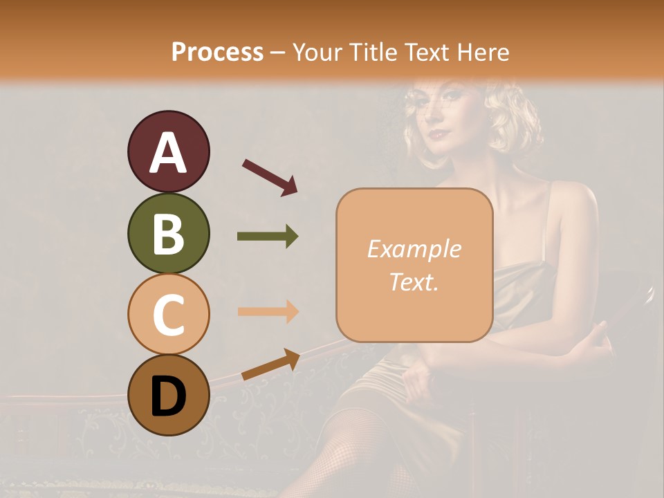 Nice Young Golden PowerPoint Template