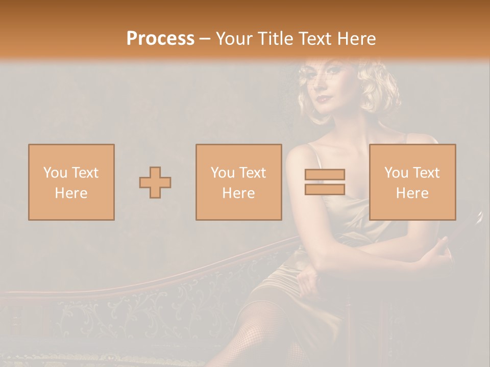 Nice Young Golden PowerPoint Template