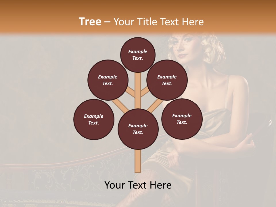 Nice Young Golden PowerPoint Template