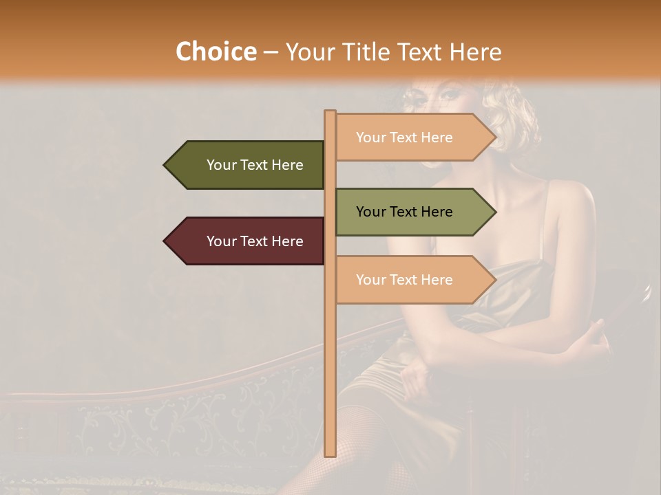 Nice Young Golden PowerPoint Template