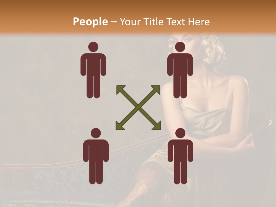 Nice Young Golden PowerPoint Template