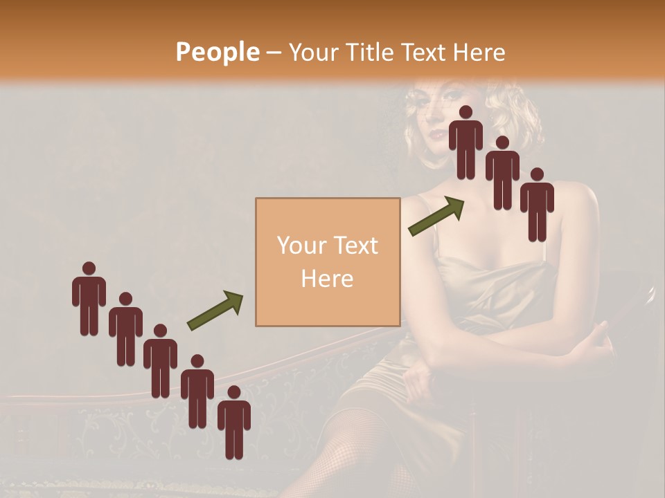 Nice Young Golden PowerPoint Template