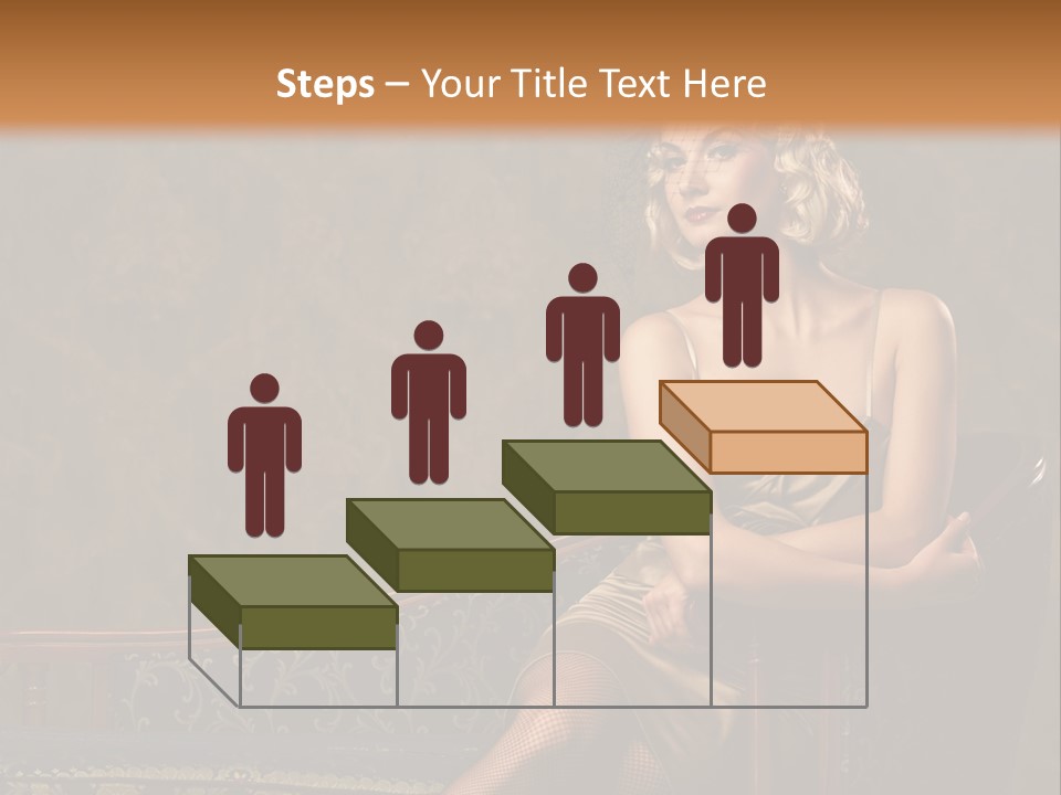 Nice Young Golden PowerPoint Template