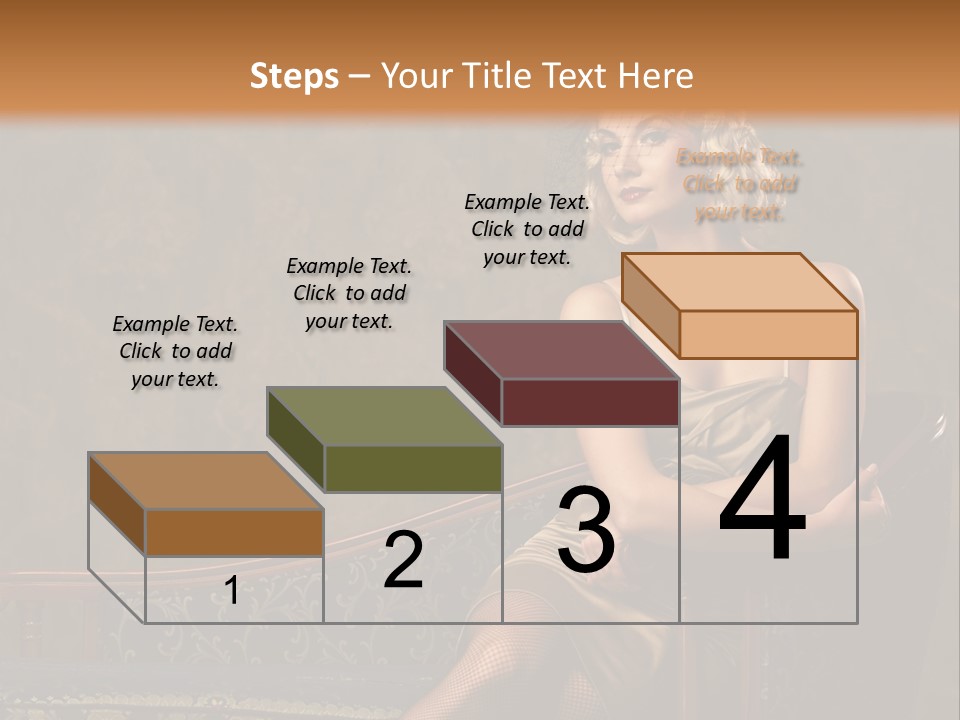 Nice Young Golden PowerPoint Template
