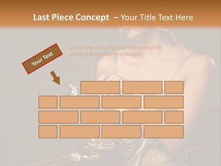 Portrait Female Fashion PowerPoint Template