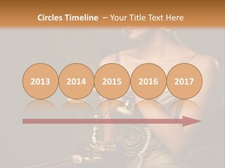 Portrait Female Fashion PowerPoint Template