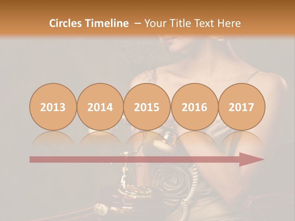 Portrait Female Fashion PowerPoint Template