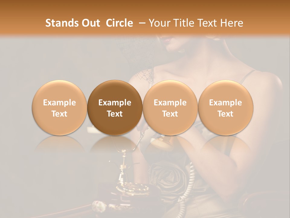 Portrait Female Fashion PowerPoint Template
