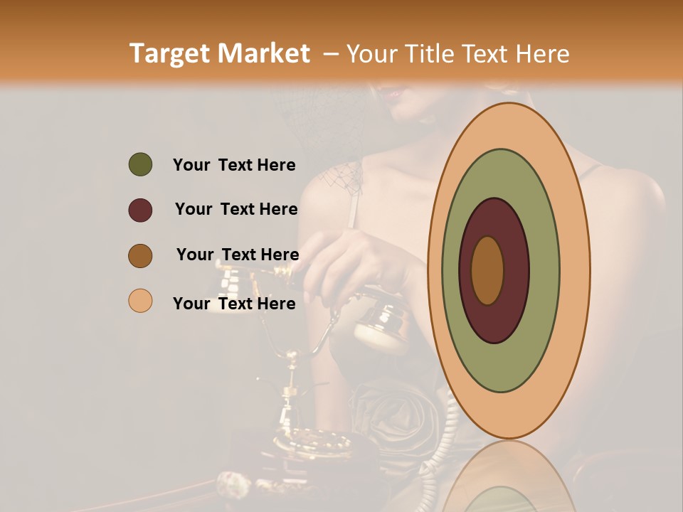 Portrait Female Fashion PowerPoint Template